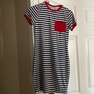 Womens sz.L Stripe Dress